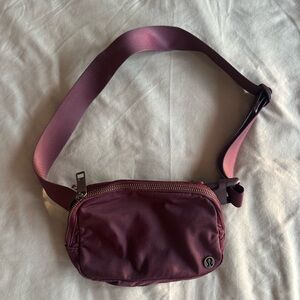 Lululemon Maroon Everywhere Belt Bag
